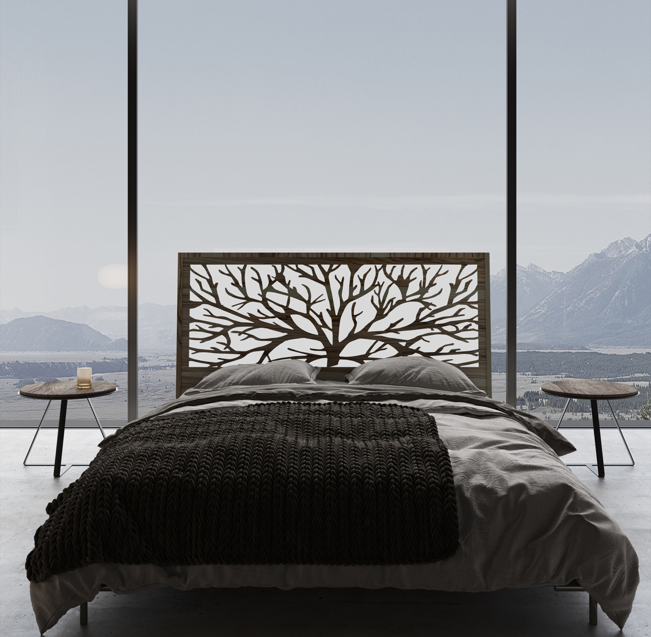 rendering con l'ambientazione per l'inserimento nel catalogo